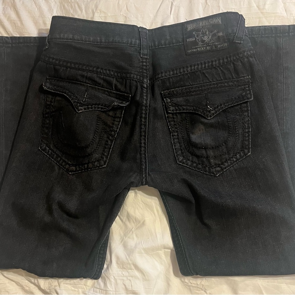 True Religion Men's Black Jeans